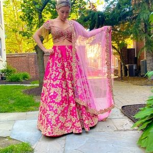 Brand NEW, never worn, custom bridal lehenga